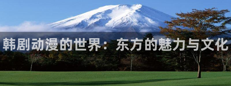 age动漫下：韩剧动漫的世界：东方的魅力与文化